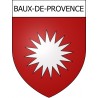 Pegatinas escudo de armas de Baux-de-Provence adhesivo de la etiqueta engomada