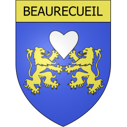 Beaurecueil Sticker wappen, gelsenkirchen, augsburg, klebender aufkleber