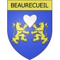 Beaurecueil 13 ville Stickers blason autocollant adhésif