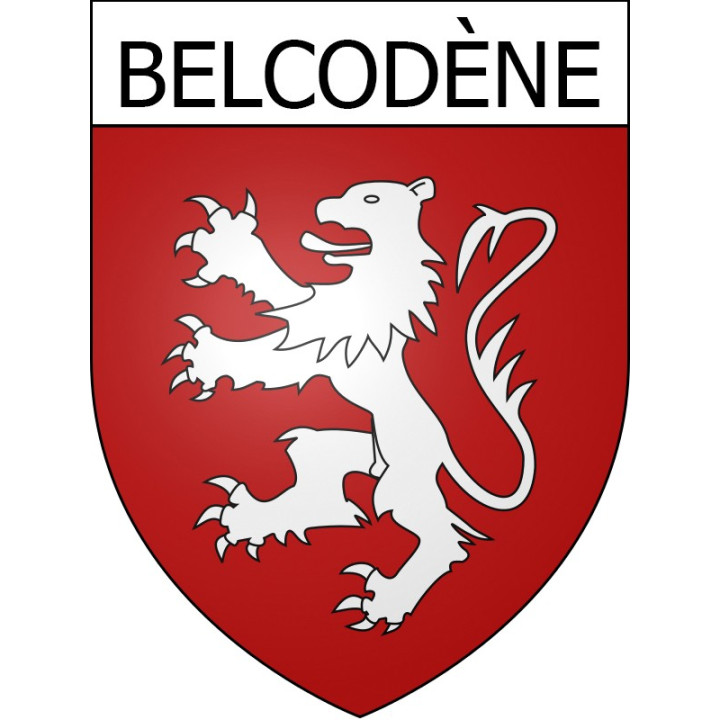 Stickers coat of arms Belcodène adhesive sticker
