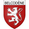 Belcodène 13 ville Stickers blason autocollant adhésif