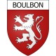 Pegatinas escudo de armas de Boulbon adhesivo de la etiqueta engomada