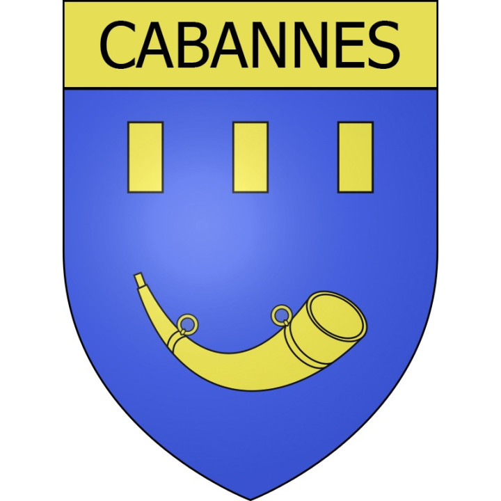 Cabannes Sticker wappen, gelsenkirchen, augsburg, klebender aufkleber