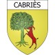 Stickers coat of arms Cabriès adhesive sticker