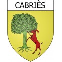 Stickers coat of arms Cabriès adhesive sticker