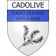 Pegatinas escudo de armas de Cadolive adhesivo de la etiqueta engomada