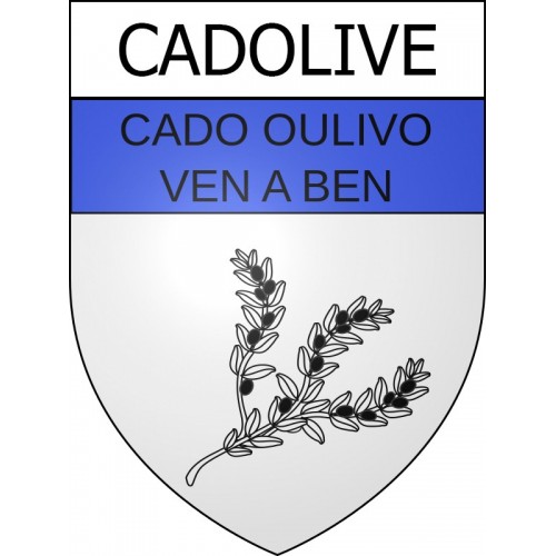 Cadolive 13 ville Stickers blason autocollant adhésif