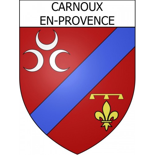Stickers coat of arms Carnoux-en-Provence adhesive sticker