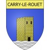 Carry-le-Rouet 13 ville Stickers blason autocollant adhésif