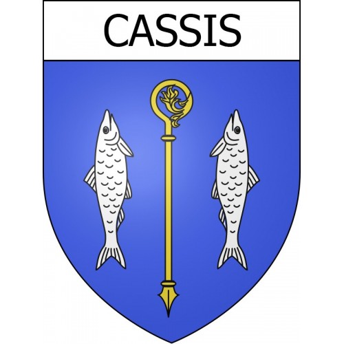 Cassis 13 ville Stickers blason autocollant adhésif