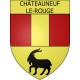 Châteauneuf-le-Rouge Sticker wappen, gelsenkirchen, augsburg, klebender aufkleber