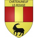 Châteauneuf-le-Rouge 13 ville Stickers blason autocollant adhésif