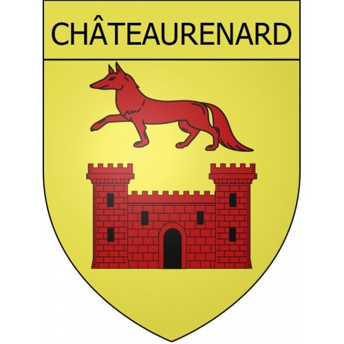 Châteaurenard Sticker wappen, gelsenkirchen, augsburg, klebender aufkleber