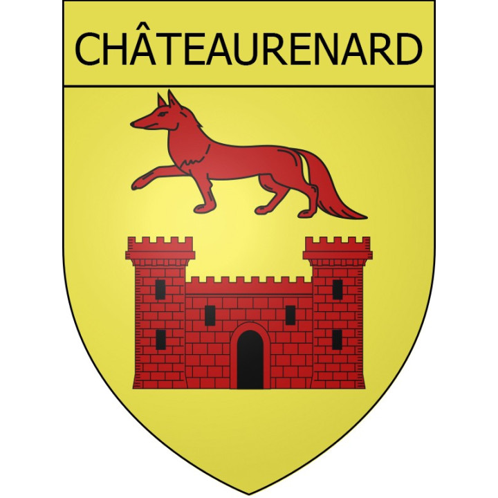 Châteaurenard Sticker wappen, gelsenkirchen, augsburg, klebender aufkleber