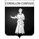 Cornillon-Confoux 13 ville Stickers blason autocollant adhésif
