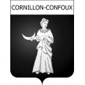Stickers coat of arms Cornillon-Confoux adhesive sticker