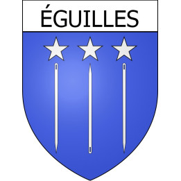 Éguilles Sticker wappen, gelsenkirchen, augsburg, klebender aufkleber