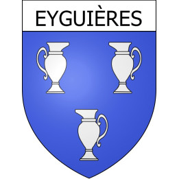 Eyguières Sticker wappen, gelsenkirchen, augsburg, klebender aufkleber