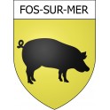 Fos-sur-Mer 13 ville Stickers blason autocollant adhésif