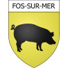 Fos-sur-Mer 13 ville Stickers blason autocollant adhésif