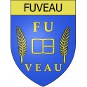Pegatinas escudo de armas de Fuveau adhesivo de la etiqueta engomada