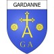Gardanne Sticker wappen, gelsenkirchen, augsburg, klebender aufkleber