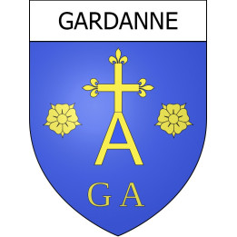 Gardanne 13 ville Stickers blason autocollant adhésif