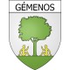 Gémenos Sticker wappen, gelsenkirchen, augsburg, klebender aufkleber
