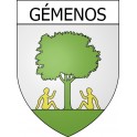 Pegatinas escudo de armas de Gémenos adhesivo de la etiqueta engomada