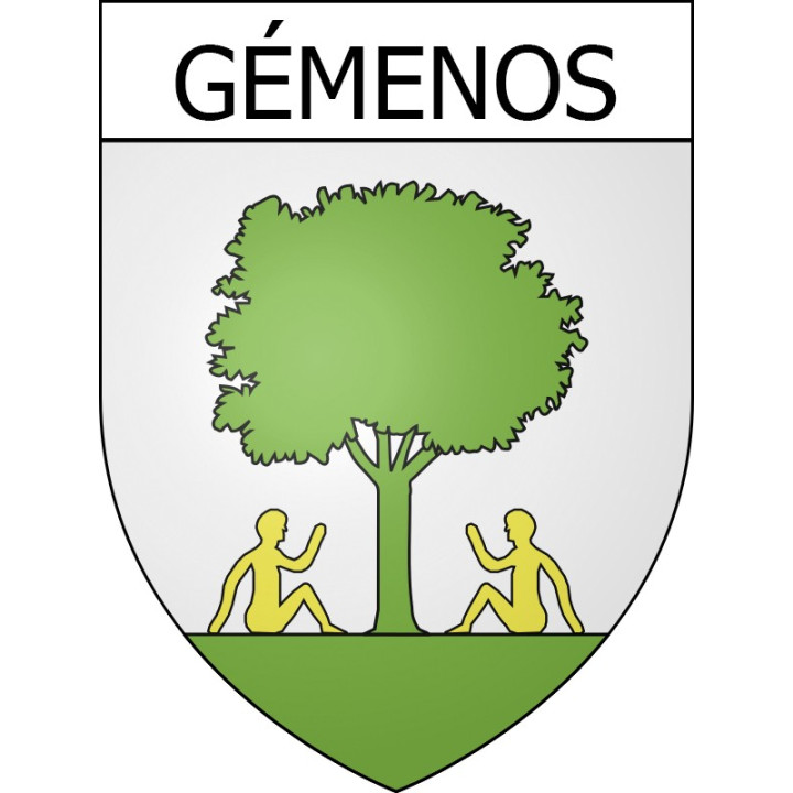 Gémenos 13 ville Stickers blason autocollant adhésif