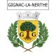 Gignac-la-Nerthe 13 ville Stickers blason autocollant adhésif