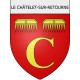 le-châtelet-sur-retourne 08 ville Stickers blason autocollant adhésif