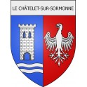 le-châtelet-sur-sormonne 08 ville Stickers blason autocollant adhésif