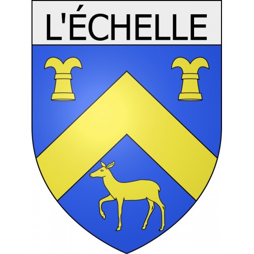 l-échelle 08 ville Stickers blason autocollant adhésif