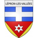 lépron-les-vallées 08 ville Stickers blason autocollant adhésif