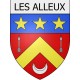 les-alleux 08 ville Stickers blason autocollant adhésif