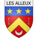 les-alleux 08 ville Stickers blason autocollant adhésif