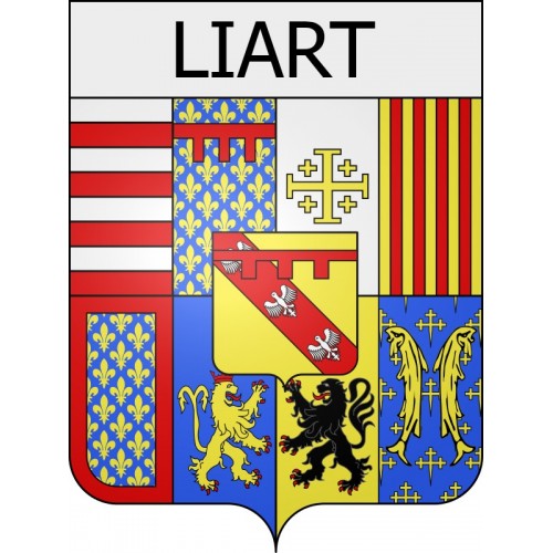 liart 08 ville Stickers blason autocollant adhésif