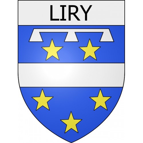 liry 08 ville Stickers blason autocollant adhésif