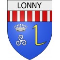 lonny 08 ville Stickers blason autocollant adhésif