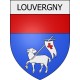 louvergny 08 ville Stickers blason autocollant adhésif