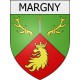 margny 08 ville Stickers blason autocollant adhésif