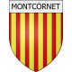 montcornet 08 ville Stickers blason autocollant adhésif