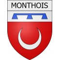 monthois 08 ville Stickers blason autocollant adhésif