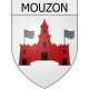 mouzon 08 ville Stickers blason autocollant adhésif