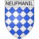 neufmanil 08 ville Stickers blason autocollant adhésif
