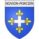 novion-porcien 08 ville Stickers blason autocollant adhésif