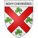 novy-chevrières 08 ville Stickers blason autocollant adhésif