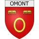 omont 08 ville Stickers blason autocollant adhésif