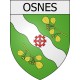 osnes 08 ville Stickers blason autocollant adhésif